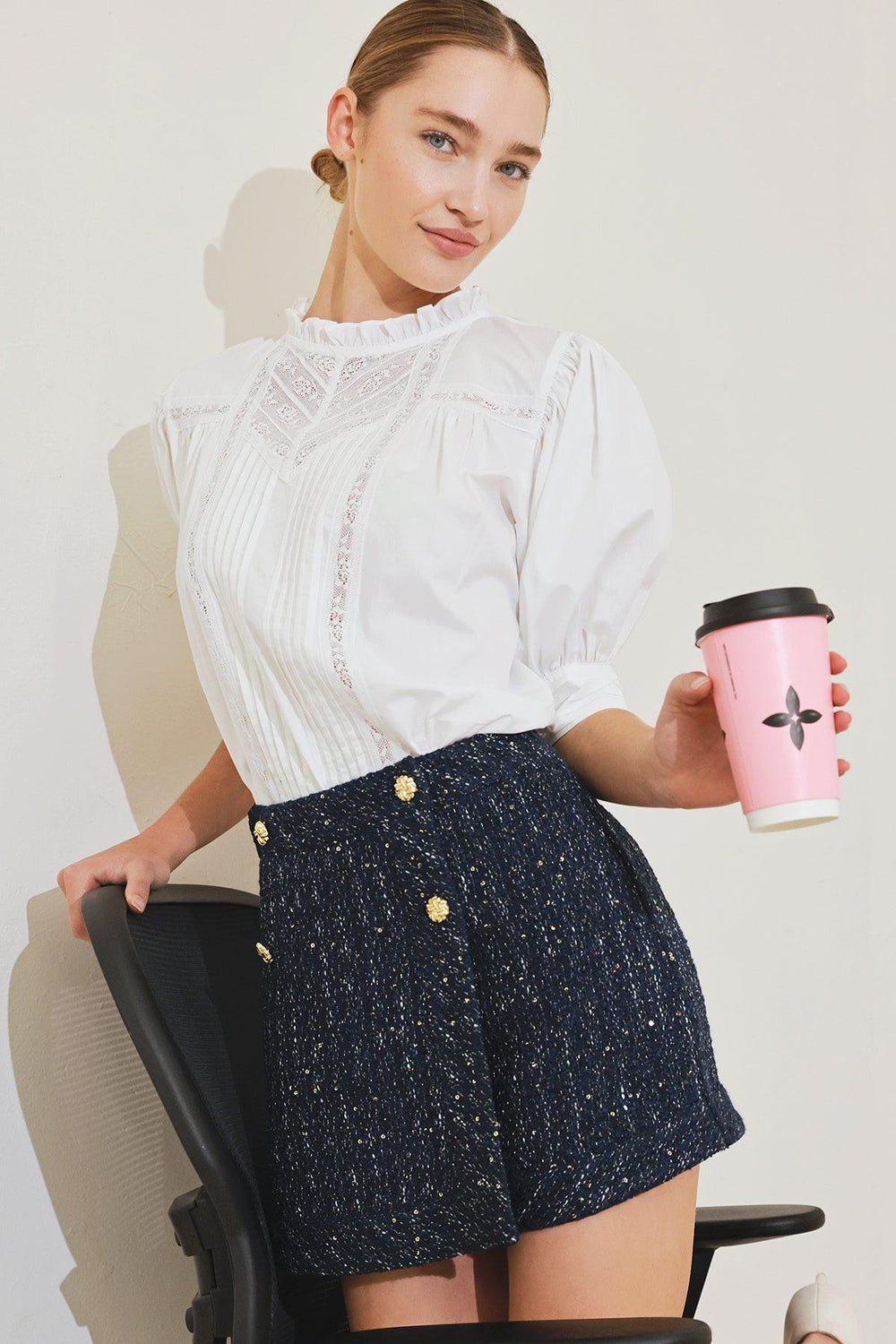Pure Poetry Victorian Woven Top, TOPS, $ 52.00, A Moment Of Now™