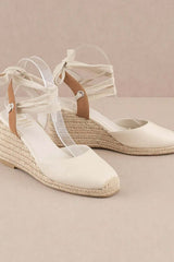 D-Alondra Espadrille Lace Up Wedged Sandals, Sandals, $ 65.00, A Moment Of Now™