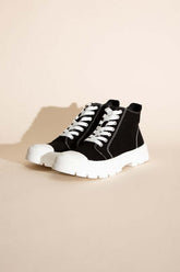 Black Crayon G Urban Lace Up Canvas Sneakers, Sneakers, $ 38.95, A Moment Of Now™