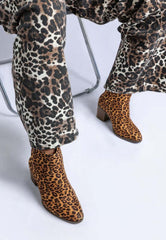 Lunara Leopard Print Block Heel Boots - Stylish Comfort, Boots, $ 99.00, A Moment Of Now™
