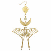 Celestial Luna Moth Oversized Gold Earrings | Boutique In USA, Accessories, $ 16.00, A Moment Of Now™