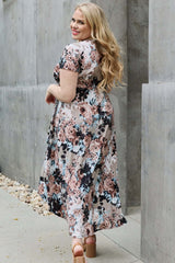 Give Me Roses Floral Maxi Wrap Dress - Bold Style, Dresses, $ 49.00, A Moment Of Now™