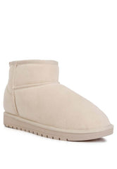 Vesper High Ankle Flat Winter Boots - Trendy & Cozy, Boots, $ 59.00, A Moment Of Now™