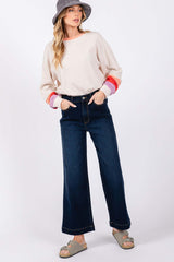 Chic Comfort Denim Blue High Waist Wide Leg Jeans, Jeans, $ 55.00, A Moment Of Now™