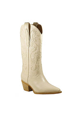 Hanan Embroidery Western Cowboy Boots - Stylish Flair, Western Boots, $ 80.95, A Moment Of Now™