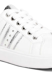 Claude Faux Leather Back Panel Sneakers - Trendy Comfort, Sneakers, $ 45.00, A Moment Of Now™