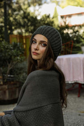 Chic Boucle Rib Knit French Beret Hat for Winter, Hats, $ 20.95, A Moment Of Now™