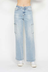 Judy Blue High Waist Straight Cargo Jeans, jeans, $ 79.00, A Moment Of Now™