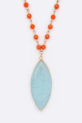 Opal Essence Pendant Necklace - Elegance & Style, Necklaces, $ 30.95, A Moment Of Now™