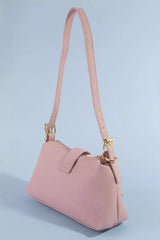 Studded Saffiano Buckle Strap Shoulder Bag | Boutique In USA, Shoulder Bags, $ 33.00, A Moment Of Now™