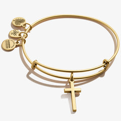 Cross Charm Bangle, Bracelets, $ 28.00, A Moment Of Now™