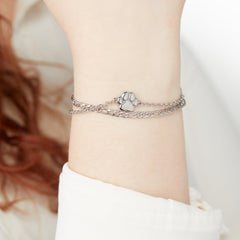 Paw Print Stranded™ Bracelet Set, Bracelets, $ 48.00, A Moment Of Now™