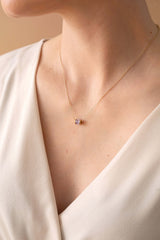 June Birthstone Precious Pendant Necklace | Boutique In USA, Necklaces, $ 88.00, A Moment Of Now™