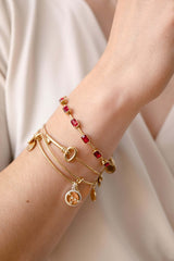 Cancer Zodiac Charm Bangle | Boutique In USA, Bracelets, $ 34.00, A Moment Of Now™