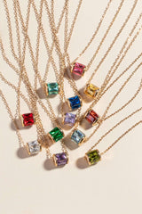January Birthstone Precious Pendant Necklace | Boutique In USA, Necklaces, $ 88.00, A Moment Of Now™