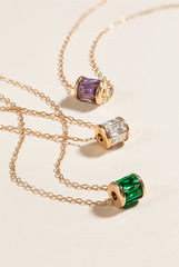 February Birthstone Precious Pendant Necklace, Necklaces, $ 88.00, A Moment Of Now™
