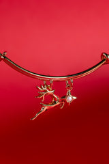 Holiday Reindeer Bangle, Bracelets, $ 34.00, A Moment Of Now™
