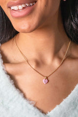 Sweethearts® 'I Luv You' Charm Necklace, Necklaces, $ 48.00, A Moment Of Now™