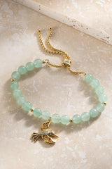 Hummingbird Gemstone Bolo Bracelet, Bracelets, $ 38.00, A Moment Of Now™