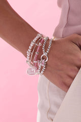 Breast Cancer Awareness Pink Ribbon Bangle | Boutique In USA, Bracelets, $ 34.00, A Moment Of Now™