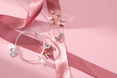 'Hope' Breast Cancer Awareness Pink Ribbon Necklace, Necklaces, $ 48.00, A Moment Of Now™