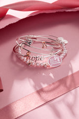 Breast Cancer Awareness Pink Ribbon Flex Cuff, Bracelets, $ 34.00, A Moment Of Now™