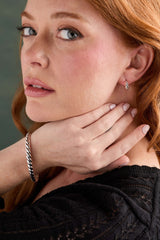 Puffy Rope Textured Huggie Hoop Earring, Earrings, $ 28.00, A Moment Of Now™