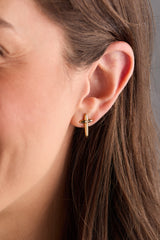 4:13 Cross Stud Earrings