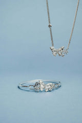 Glass Butterfly Inline Necklace, Necklaces, $ 48.00, A Moment Of Now™