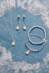 Pearl Beaded Stretch Bracelet, Bracelets, $ 16.90, A Moment Of Now™