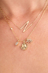 Virgo Zodiac Charm Cluster Necklace, Necklaces, $ 54.00, A Moment Of Now™
