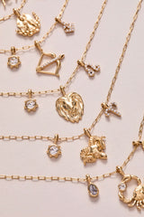 Sagittarius Zodiac Charm Cluster Necklace, Necklaces, $ 54.00, A Moment Of Now™