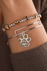 Dog Mom Charm Bangle, Bracelets, $ 28.00, A Moment Of Now™