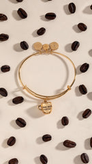 'Mama Needs Coffee' Mug Charm Bangle, Bracelets, $ 34.00, A Moment Of Now™