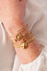 Lucky Clover Charm Tennis Bracelet, Bracelets, $ 68.00, A Moment Of Now™