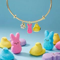 PEEPS® Chick and Bunny Multi Charm Bangle, Bracelets, $ 38.00, A Moment Of Now™