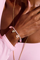 Sweethearts® ‘XOXO’ Heart Charm Beaded Pearl Bracelet, Bracelets, $ 48.00, A Moment Of Now™