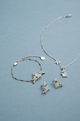 Tufted Titmouse Bird Stud Earrings