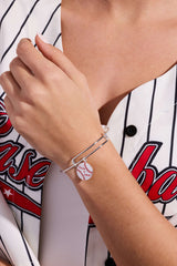 "You're A Catch" Baseball Charm Bangle, Bracelets, $ 28.00, A Moment Of Now™