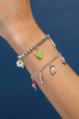 Crayola Fan Favorites Tickle Me Pink Charm Bracelet, Bracelets, $ 48.00, A Moment Of Now™