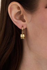 Baseball Cap Huggie Drop Earrings, Earrings, $ 28.00, A Moment Of Now™