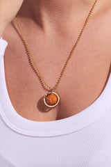 Basketball Spinner Pendant, Necklaces, $ 48.00, A Moment Of Now™
