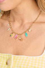 Road Trip Multi-Charm Necklace, Necklaces, $ 58.00, A Moment Of Now™