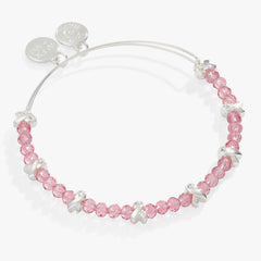 Breast Cancer Awareness Pink Ribbon Bangle | Boutique In USA, Bracelets, $ 34.00, A Moment Of Now™