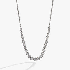 Crystal Tennis Necklace | Boutique In USA, Necklaces, $ 58.00, A Moment Of Now™