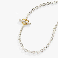 Cross And Heart Bracelet, Sterling Silver | Boutique In USA, Bracelets, $ 88.00, A Moment Of Now™