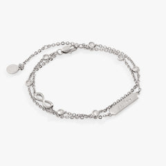 Sister Infinity Chain Double Strand Bracelet | Boutique In USA, Bracelets, $ 38.00, A Moment Of Now™