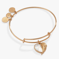 Wings of Protection Charm Bangle | Boutique In USA, Bracelets, $ 28.00, A Moment Of Now™