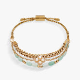 Four-Leaf Clover Stranded™ Bracelet Set, Bracelets, $ 78.00, A Moment Of Now™