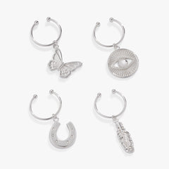 Good Vibes Wine Glass Charm Set of 4, Accessories, $ 4.90, A Moment Of Now™